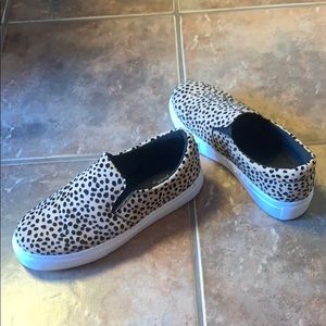 Cheetah platform shoes